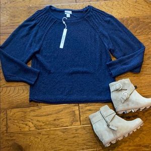 NWT Caslon Navy Sweater - Medium